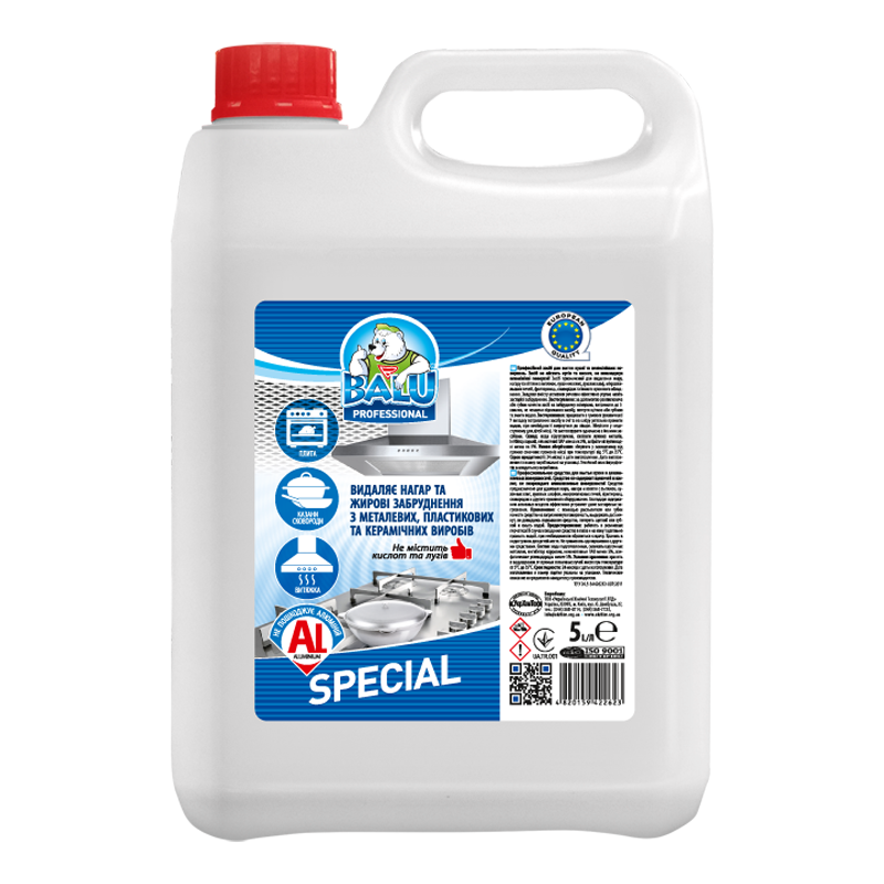 Професійний засіб для миття кухні та алюмінієвих поверхонь BALU® SPECIAL